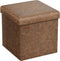 SONGMICS Mazie Collection - 15 Inches Ottoman with Storage, Footstool, Storage Ottoman,