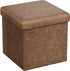 SONGMICS Mazie Collection - 15 Inches Ottoman with Storage, Footstool, Storage Ottoman,