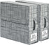 SheetCube 2 Pack Foldable Bed Sheet Organizers and Storage, Linen Closet Organizer Folder with Window & Label