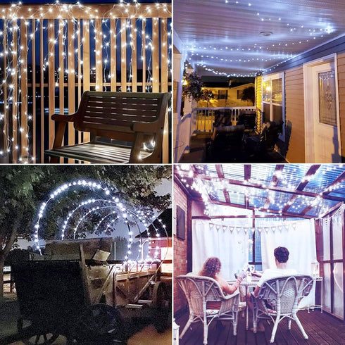 66FT 200 Joomer Fairy String Lights LEDs Plug in Fairy Lights Indoor Copper Wire String Light DIY for Bedroom, Parties