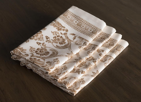 Maison d' Hermine Cloth Napkins Set of 4, 100% Cotton, 20" x 20", Reusable for Dinner, Party, Wedding