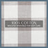 Elrene Home Fashions Buffalo-Check Tier Curtain Set, 30" x 24" (Set of 2 Tiers), Gray/White for Bathroom or Kitchen