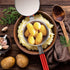 3 Potato Ricer Stainless Steel with Interchangeable Fineness Discs, Ricer Kitchen Tool for Mashed Potatoes, Cauliflower
