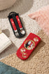 No- Face Utensil Set - Includes Reusable Fork, Spoon, Chopsticks and Carrying Case - Authentic Japanese Design - Durable, Dishwasher Safe- Dark Red by Skater
