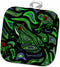 3D Rose Fun Frogs Art Abstract Original Pot Holder, 8 x 8