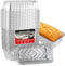 Stock Your Home Disposable Aluminum Loaf Pans with Lids, 30 Pack Foil Baking Tins