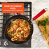 Imusa USA 12" Nonstick Carbon Steel Wok, Red PAN-10046 with Handle