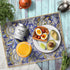 12"*16"*1.6", Rectangle Plastic Serving Tray with Handles, Elegant Decorative Tray for Coffee Table, Ottoman, Living