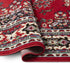 Home Dynamix Premium Sakarya Traditional Medallion Border Area Rug, Claret, 1'9"x7'2"