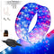 WYZworks 108LEDs 10ft LED USA Patriotic Rope Lights, Outdoor ETL Certified Waterproof Permanent Light