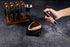 Walnut Coffee Bean Dosing Cup and Spray Bottle Kit for espresso enthusiasts, Coffee Bar Accessories,Take coffee beans