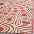 SAFAVIEH Courtyard Collection 2' x 3'7" Red/Beige CY6616 Indoor/Outdoor Waterproof Accent Rug for Patio, Backyard