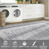 2x6 GarveeHome Modern Bordered Runner Rug Soft Non Slip Washable Floor Carpet Distressed Geometric Hallway Indoor