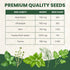 5 Packs 2026 Herb Seeds | Invidiual | Season | Non-GMO | Basil, Dill, Spearmint, Parsley & Thyme! | for Planting Indoor