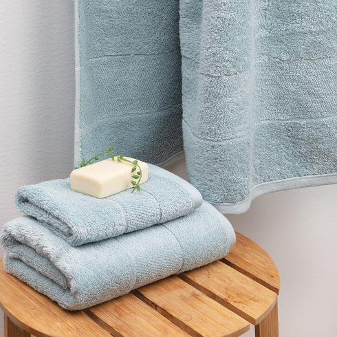 Pack 4, 100% 600 18 32 Aston & Arden Aegean Terry Solid Hand Towels, of Turkish Cotton GSM Guest Bathroom Towels