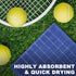 6 Pack 100% Wash Cloth Cotton, Soft Absorbent Washcloths for Face, Body & Bathroom, Quick Dry Small Towels for Daily