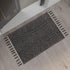Hand Woven Jute Natural Area Rug 2x3 ft - Wavy Diamond Design for Living Rooms, Kitchen, Bedroom & Dining Decor