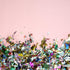 Jumbo Mylar Rainbow Foil Confetti - Glittering Metallic Confetti for New Year's, Birthdays, Weddings (300 Grams)