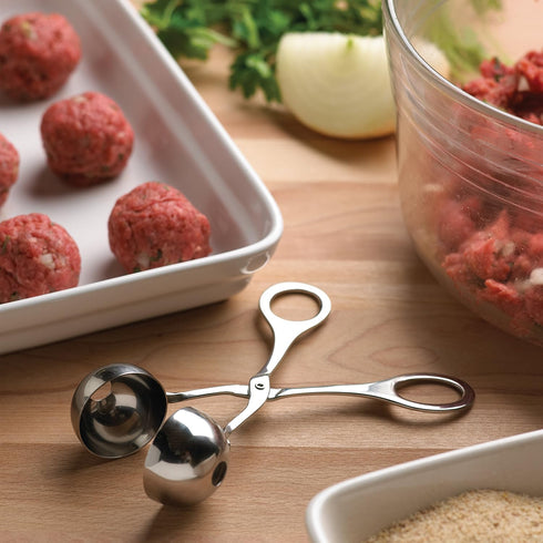 Fox Run Meat Baller, 1.5", Metallic Finish