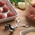 Fox Run Meat Baller, 1.5", Metallic Finish