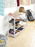 4 20 Whitmor Tier Pair Floor Shoe Rack - White