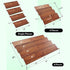 4-Tier Pack 8 (64 Tinamo Acacia Wooden Spice Rack Organizer for Cabinet - Spice Drawer Insert, Spice Organization