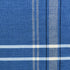 DII French Stripe Dining Table Collection, Farmhouse Style Tablecloth, 70 Inches Round, Blue Chambray