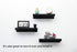 IEEK 15 Inch Black Acrylic Floating Wall Ledge Shelf, Wall Mounted Nursery Kids Bookshelf, Set of 3