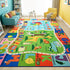 4x6 Maxsoft Kids Area Rugs for Playroom, Educational TPR Non Slip Play Mat for Classroom Bedroom, Washable Learning