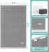 SALAS 390 16 26, 3 Packs, Kitchen Dish Towels, Bulk Cotton Kitchen Hand Towels, GMS Plaid Dish Cloths Rags for Drying