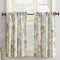 No. 918 Hoot Owl Print Semi-Sheer Kitchen Curtain Tier Pair, 56" x 36", Mocha