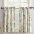 No. 918 Hoot Owl Print Semi-Sheer Kitchen Curtain Tier Pair, 56" x 36", Mocha