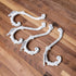CRAFTSMAN ROAD Vintage Cast Iron Wall Hooks, Antique White Finish, Set of 4 - Rustic Coat Hooks for Coats, Bags, Towels
