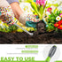 WORKPRO 11.5" Dandelion Weeder Puller Tool, Polished Stainless Steel Garden Weed Remover for Gardening