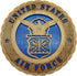 Unique Decorative Custom Laser Crafted Wooden Wall Plaque, Armed Forces Air Force
