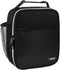 opux Premium Insulated Lunch Box, Soft Lunch Bag for Kids and Adults, Leakproof Black Cooler Tote