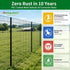 2 inch 3 inch 36inch 25ft 16 Amagabeli Black Coated Welded Wire Fence x x Gauge Garden Fence Chicken Wire Fencing Roll