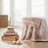 6 Set Modern Threads Piece Reversible Yarn Dyed Jacquard Towel Artesia Damask Tuscany