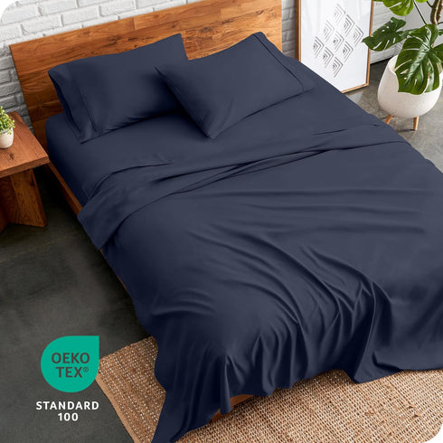 Set 1800 3 Set Bare Home Twin Sheet - Ultra-Soft Microfiber Twin Bed Sheets - Double Brushed - Deep Pockets - Easy Fit