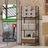 Free Standing 3-Tier Towel Rack - U-Shaped Detachable Dividers, Durable Metal Holder for Bathroom