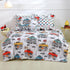 Mooreeke Twin Size Comforter Sets for Boys Kids, 6 Pieces Bed in