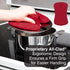 All-Clad Premium Pot Holder & Heating Pad, 10"x6.25", Heat Resistant to 500 Degrees, 100% Cotton, Chili Red
