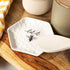 Youngs Ceramic Bee Spoon Rest, Large Spoon Holder for Cooking Spoons, Spatula, Ladle, Heat Resistant Utensil Rest, 5"x5"