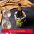 Vacu Vin Active Wine Cooler - Flexible Insulated Chiller for Standard Size Bottles, Premium Design