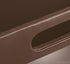 17.5"x12" Home Redefined Beautiful Modern Elegant Rectangle Classic Brown Faux Leather Decorative Tray Ottoman Coffee