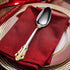 KEAWELL 2-Piece Large Serving Spoon, 18/10 Stainless Steel, Fine Sturdy Tablespoon, Dishwasher Safe, 9.4" (Gold Accent)