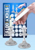 Ner Mitzvah Candle Sticky Dots - 48 Candle Wax Dots, Candle Accessories