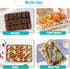 TeamFar Lasagna Pan, 12?’’ x 9¾’’ x 2’’ - Stainless Steel Rectangular Cake Brownie Baking Pan with Lid