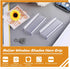 Roller Shades Pull for Blinds, Shade Grips Plastic Hem Grip Hardware for Home, 8 Pieces (Clear)