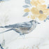 VOGOL Grey Window Valances, 1 Panel Birds Pattern Linen Textured Kitchen Valance, 42 x 18 Inch Short Rustic Curtains